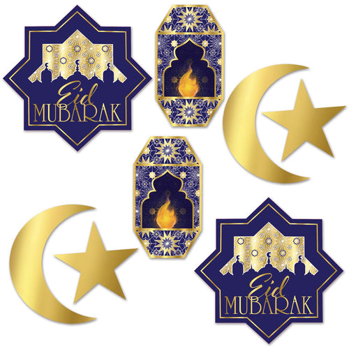 Beistle Foil Ramadan Cutouts | Party Supply | Decoration