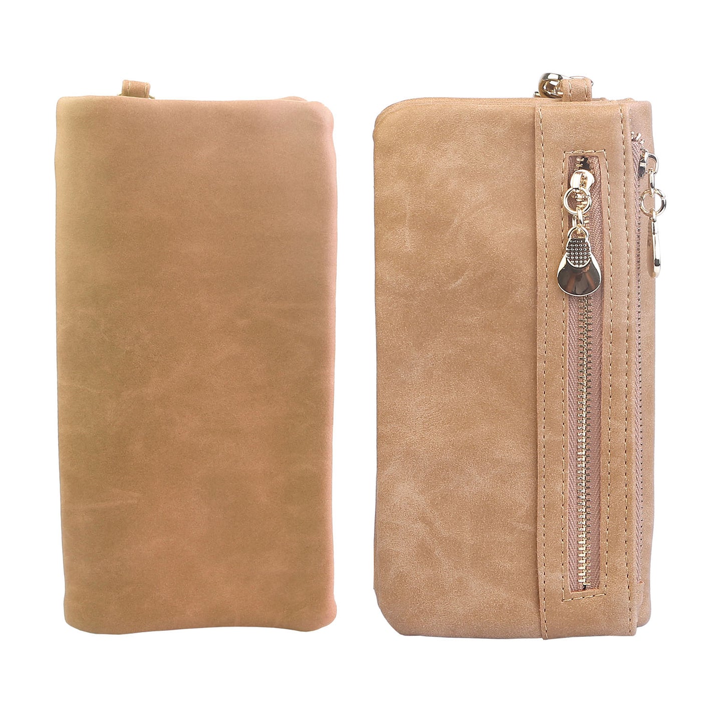 Luxury Women’s Leather Clutch Wallet Card Holder Phone Case Purse Apparel &
