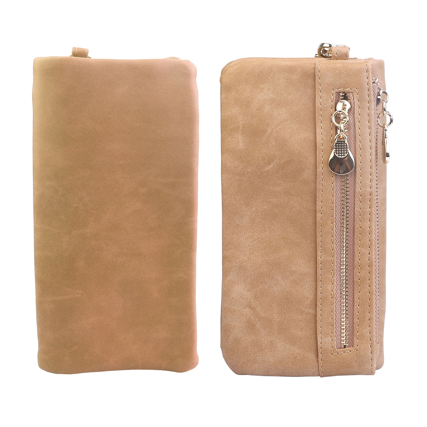 Luxury Women’s Leather Clutch Wallet Card Holder Phone Case Purse Apparel &