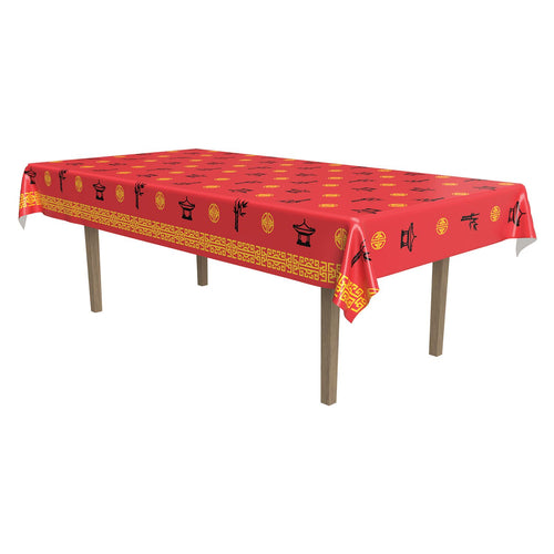 Beistle Asian Tablecover | Party Supply | Decoration