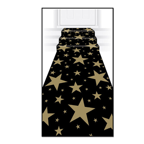 Beistle Gold Star Runner - Awards Night | Party Supply | Decoration