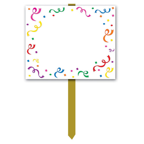 Beistle Blank Yard Sign - General Occasion | Party Supply | Decoration