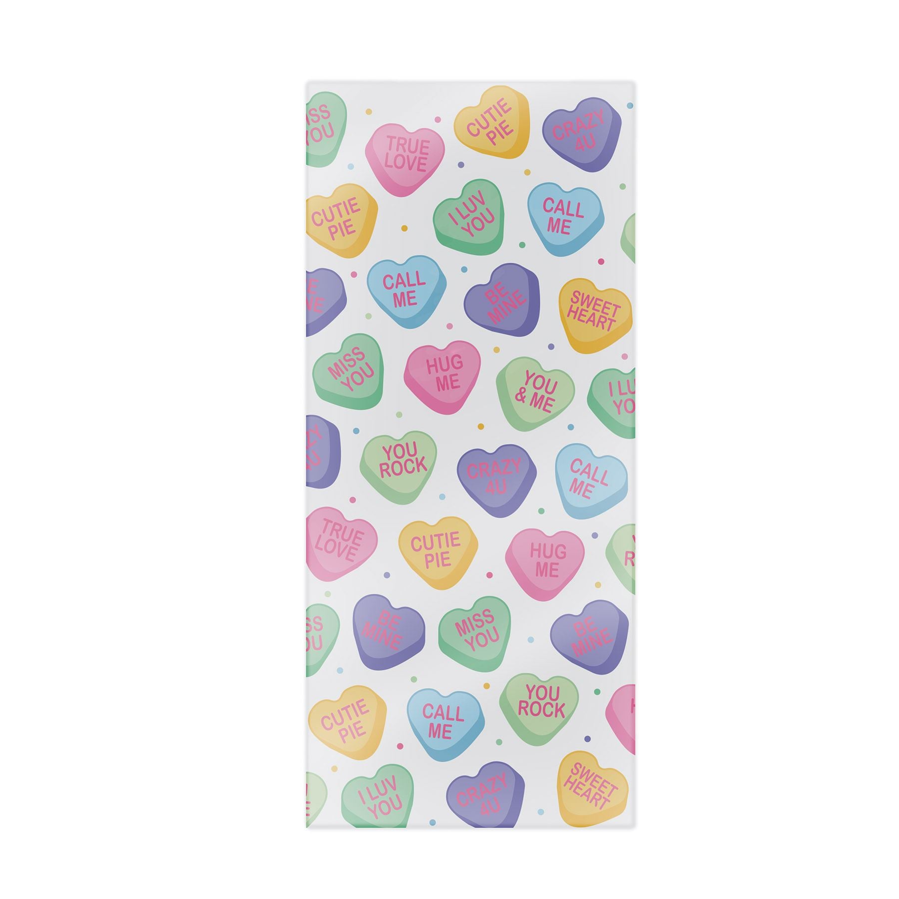 Beistle Candy Heart Cello Bags - Valentines | Party Supply | Decoration