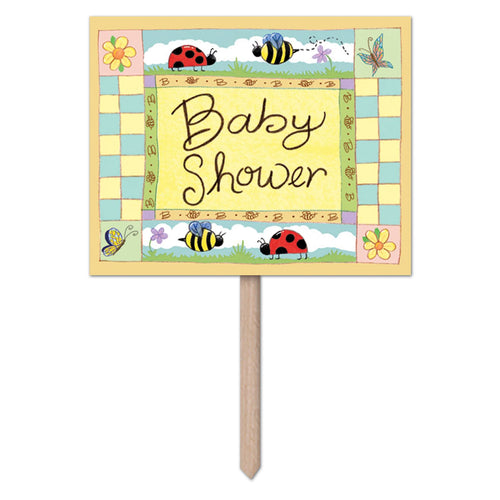 Beistle B Is For Baby Yard Sign - Baby Shower | Party Supply | Decoration
