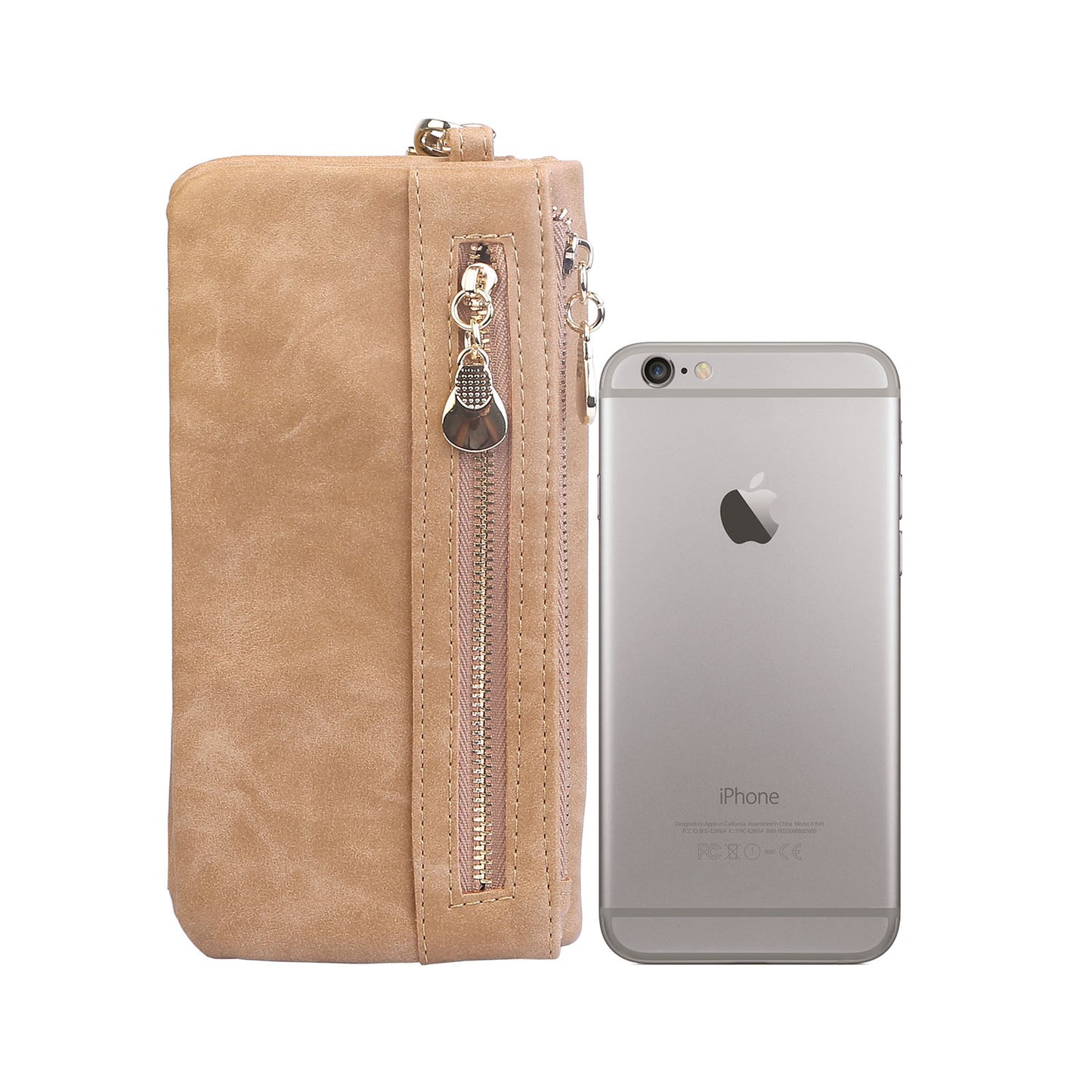 Luxury Women’s Leather Clutch Wallet Card Holder Phone Case Purse Apparel &