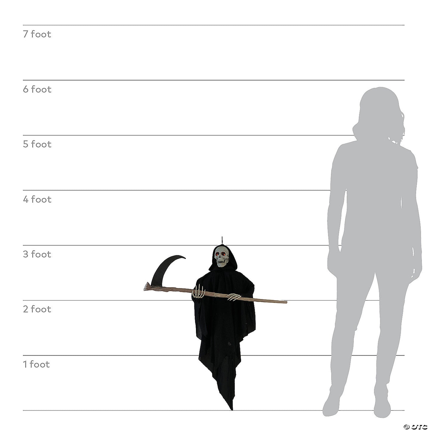 36" Reaper Animated Prop