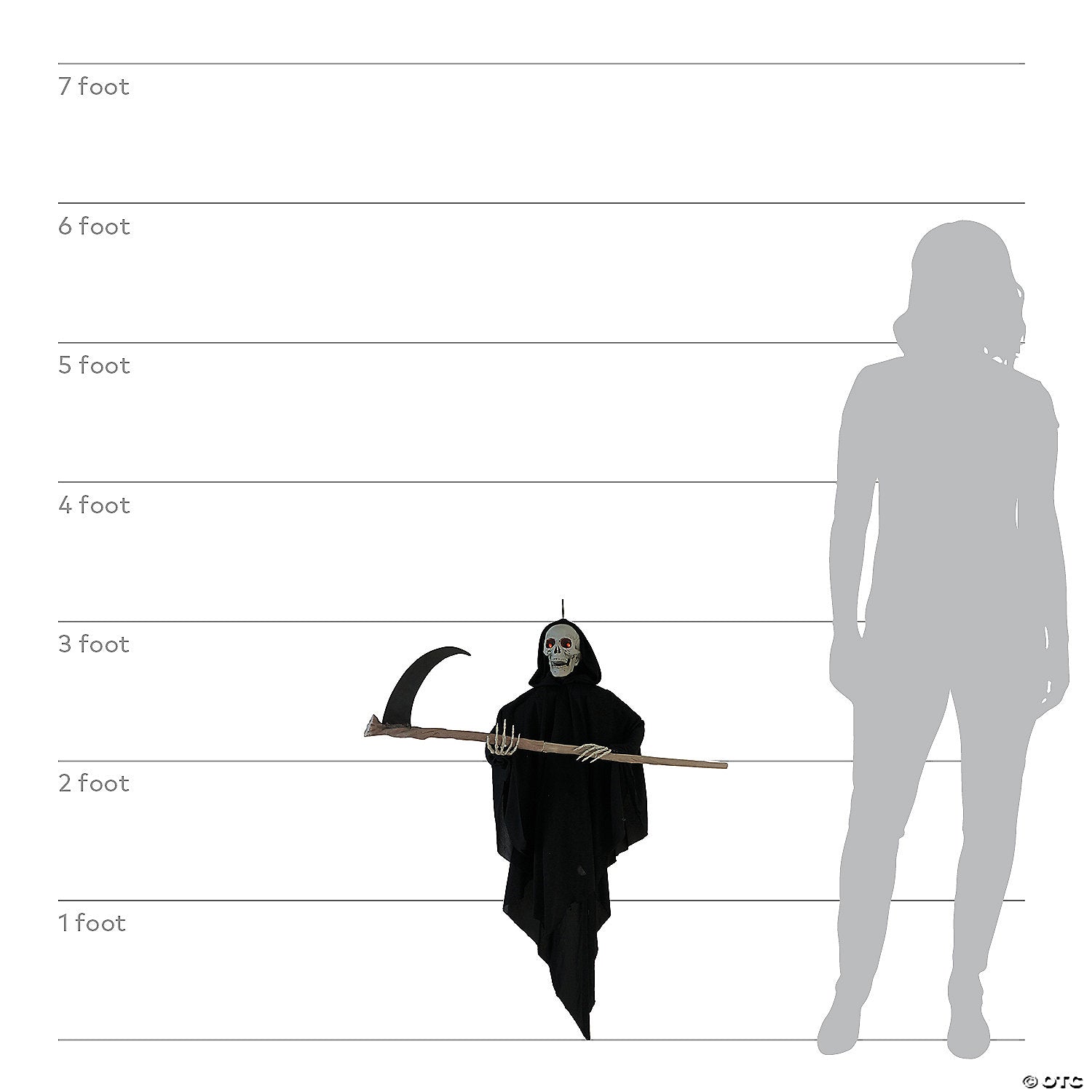 36" Reaper Animated Prop