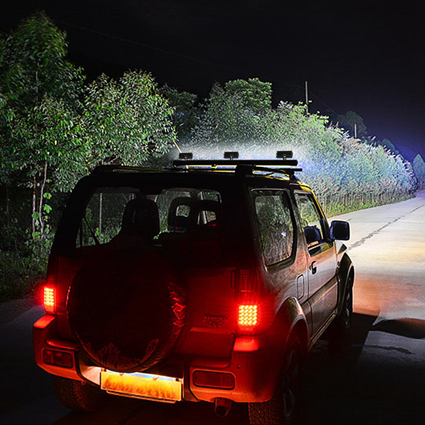 7" LED Light Bar 120W 12000LM LED Work Light Pods Offroad Driving Lights IP67