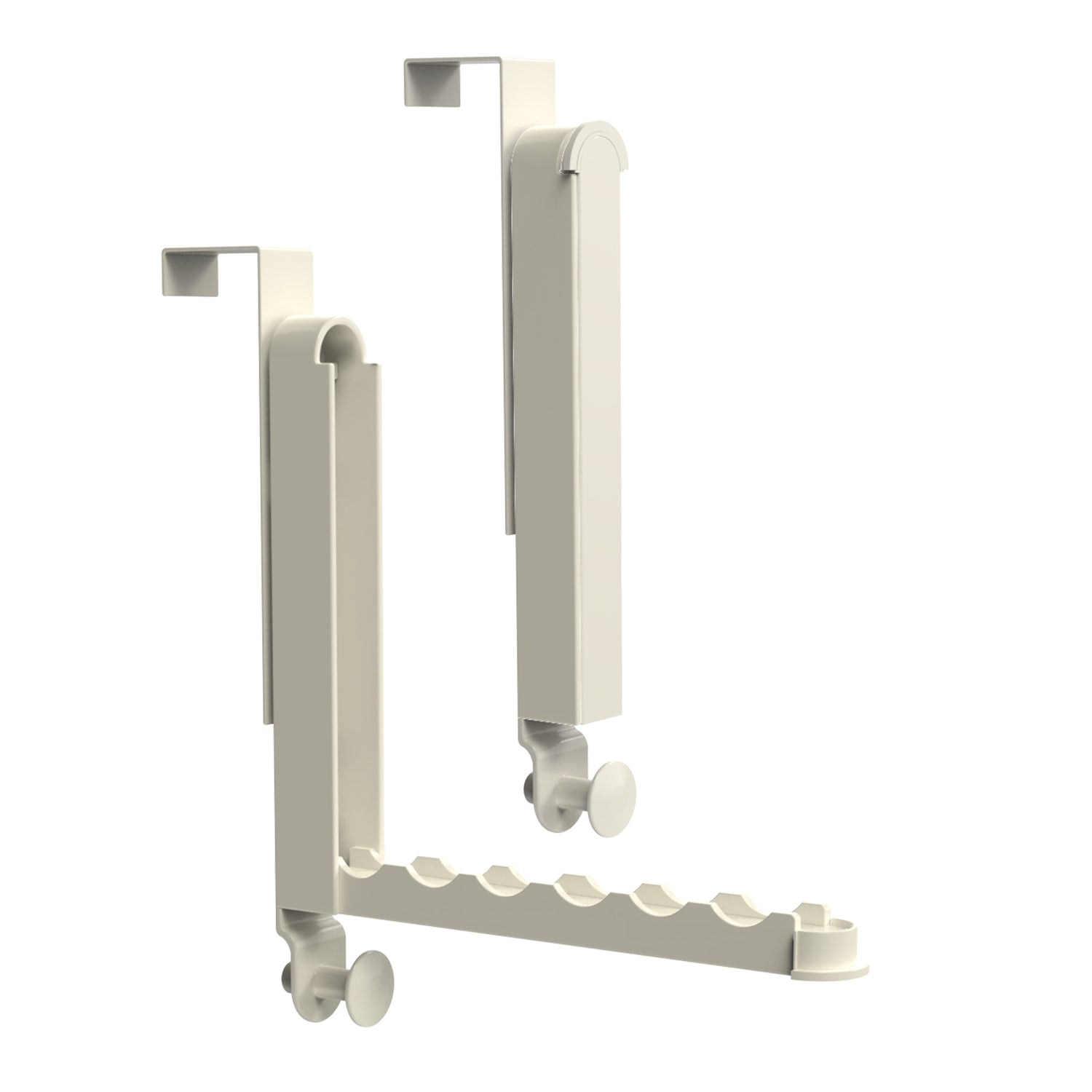 2Pcs Over The Door Hanger Hooks For Clothes Foldable Clothes Drying Rack Fo 0466