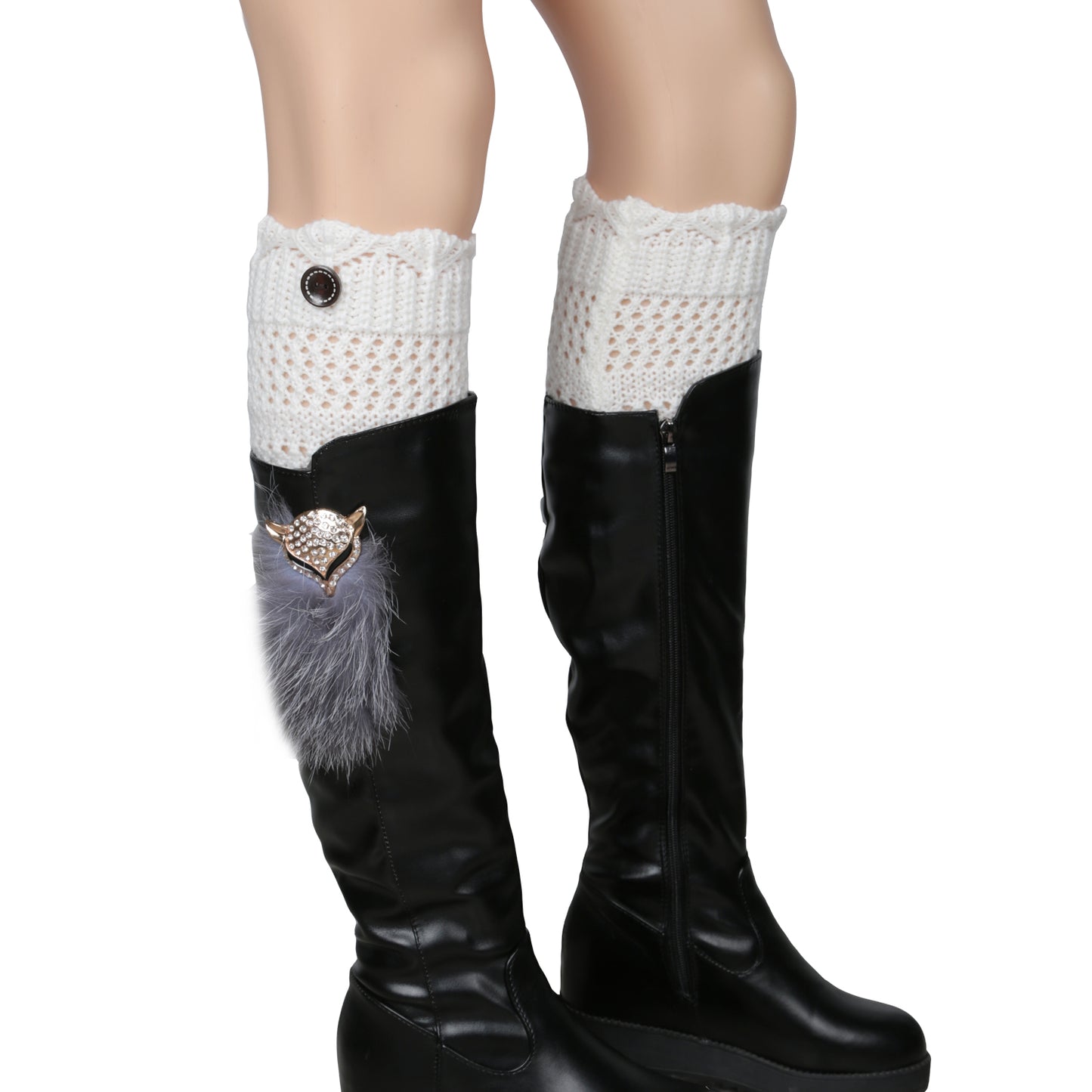 Women Winter Crochet Knit Leg Warmers Apparel & Jewelry Women Apparel