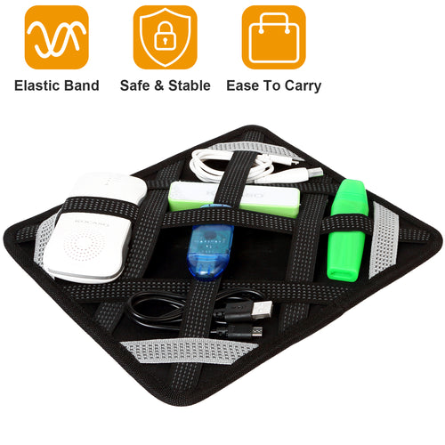 Tablet Case Organizer Elastic Band Tablet Sleeve For 9.7in Tablets w/