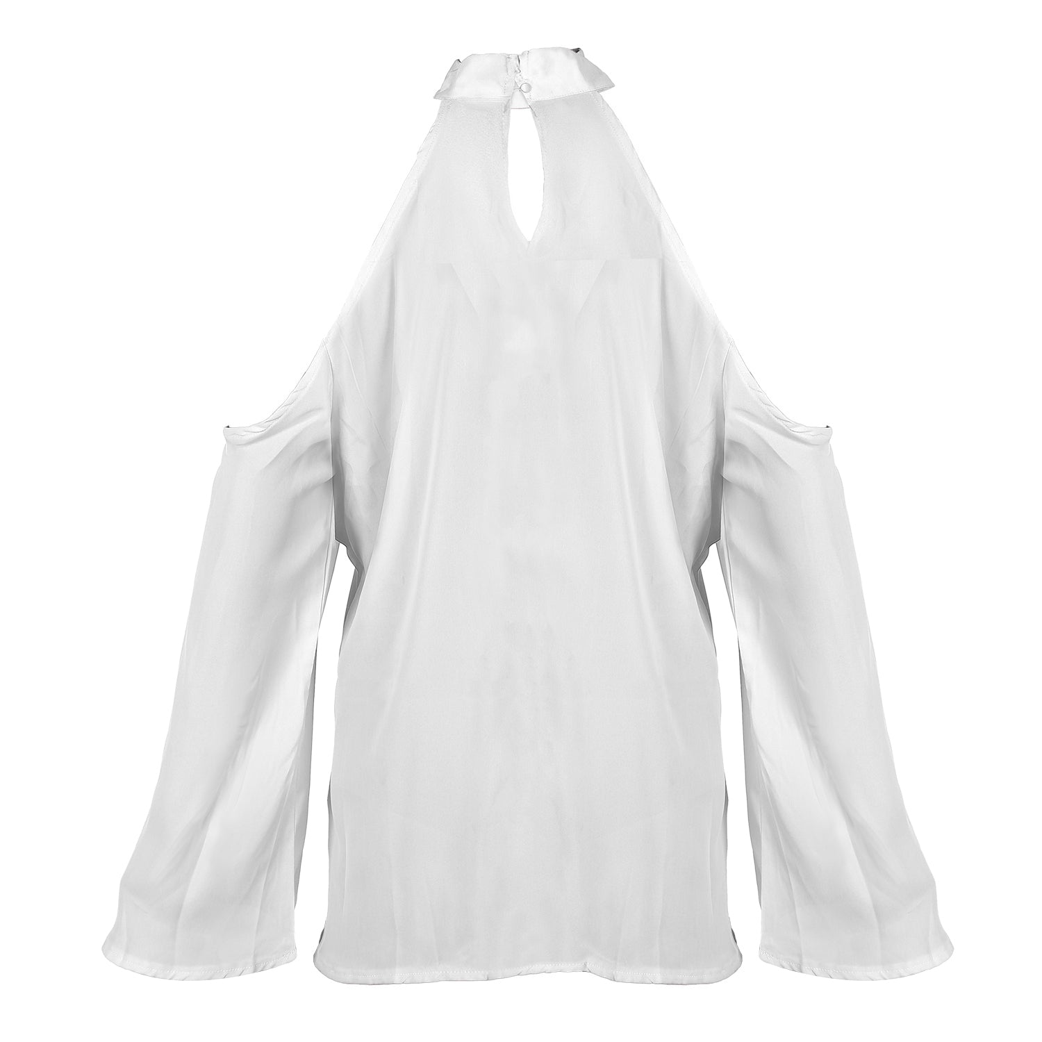 Women s Sexy Off The Shoulder Blouses Cold Shoulder Tops V-Neck Long Sleeve