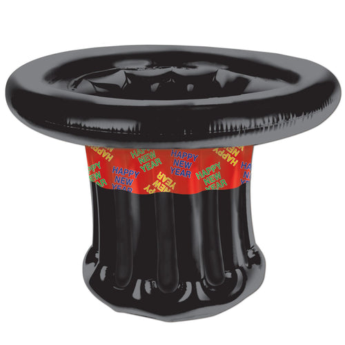 Beistle Inflatable Happy New Year Top Hat Cooler - New Years | Party Supply