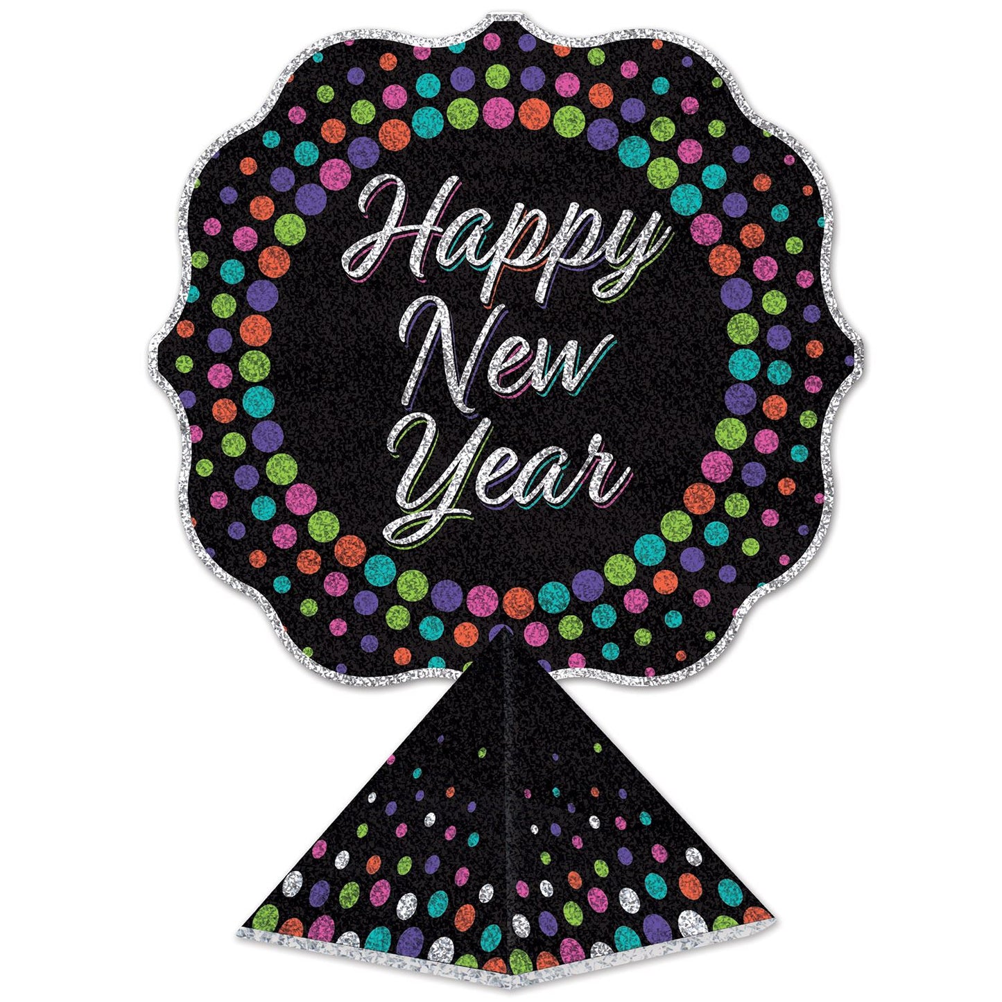 Beistle 3-D Happy New Year Centerpiece - New Years | Party Supply | Decoration