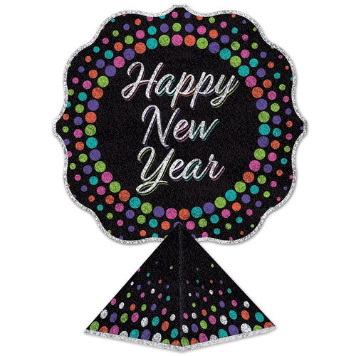 Beistle 3-D Happy New Year Centerpiece - New Years | Party Supply | Decoration