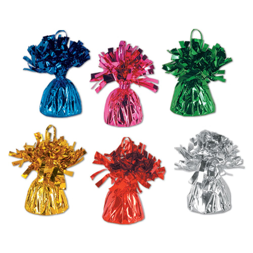 Beistle Assorted Metallic Wrapped Balloon Weight - General Occasion | Party