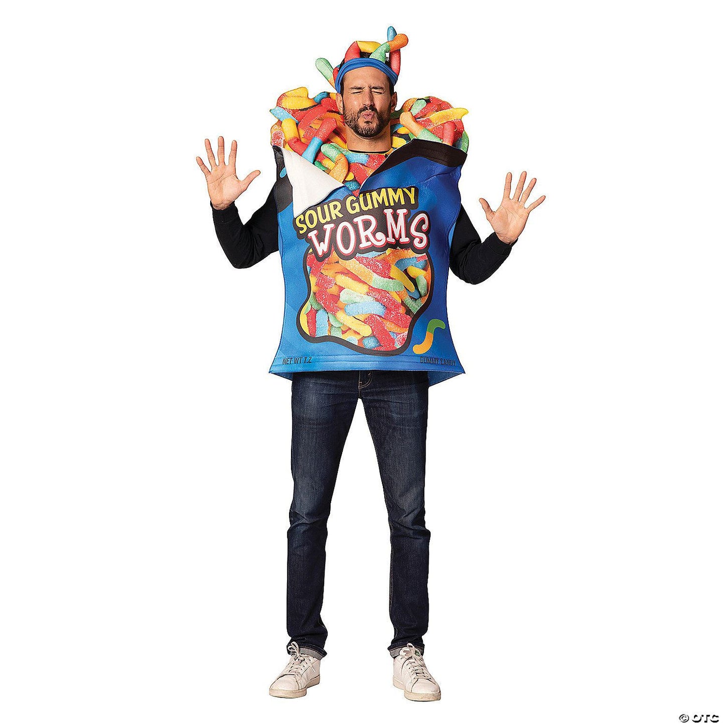 Unisex | Adults Sour Gummy Worms Costume