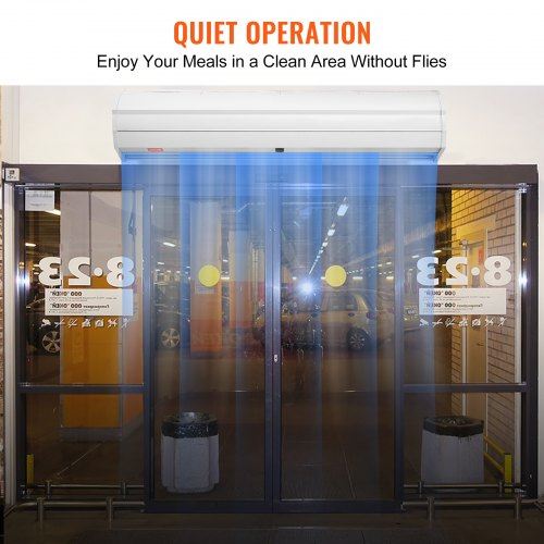 48" Commercial Indoor Air Curtain Super Power 2 Speeds 1200CFM Wall Mounted