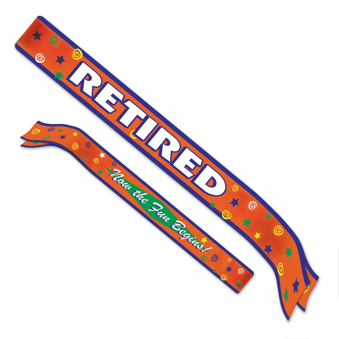 Beistle Fabric Retired Sash - Retirement | Party Supply | Decoration