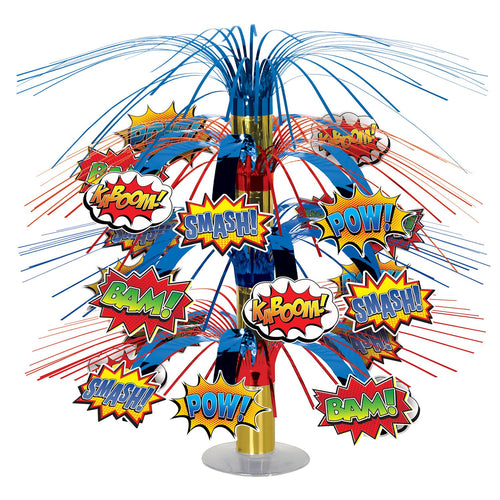 Beistle Hero Cascade Centerpiece - Heroes | Party Supply | Decoration