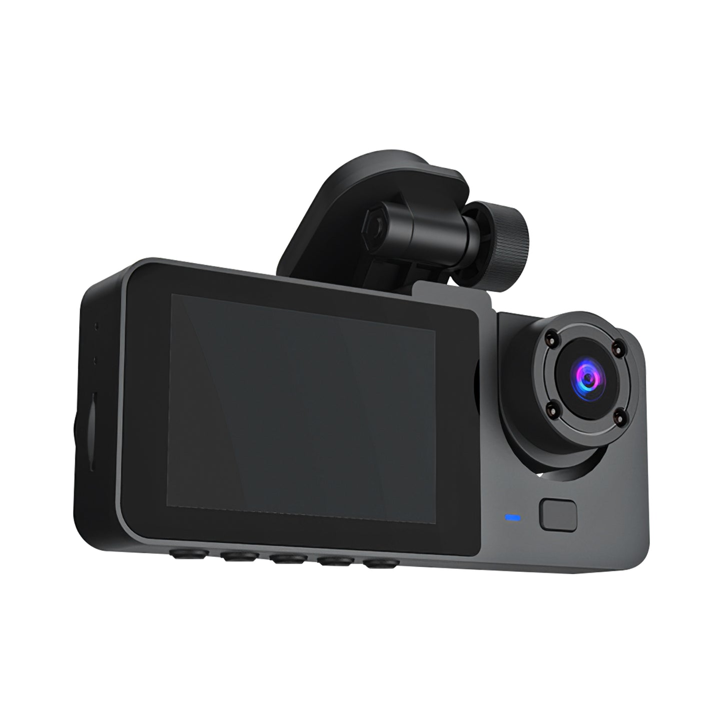 3 Channel Dash Cam Front Inside Rear Vehicle Driving Recorder Car DVR with 32G