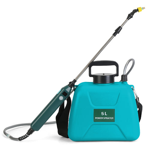 5L/1.32Gallon Battery Operated Water Sprayer Portable Garden Sprayer Electr 0342
