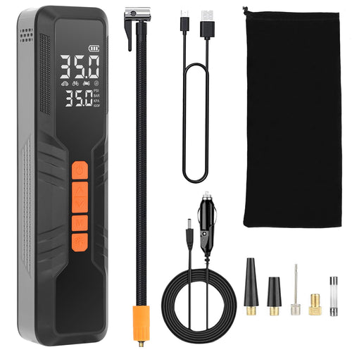 150PSI Portable Tire Inflator Cordless Digital Air Compressor Compact Air Pump