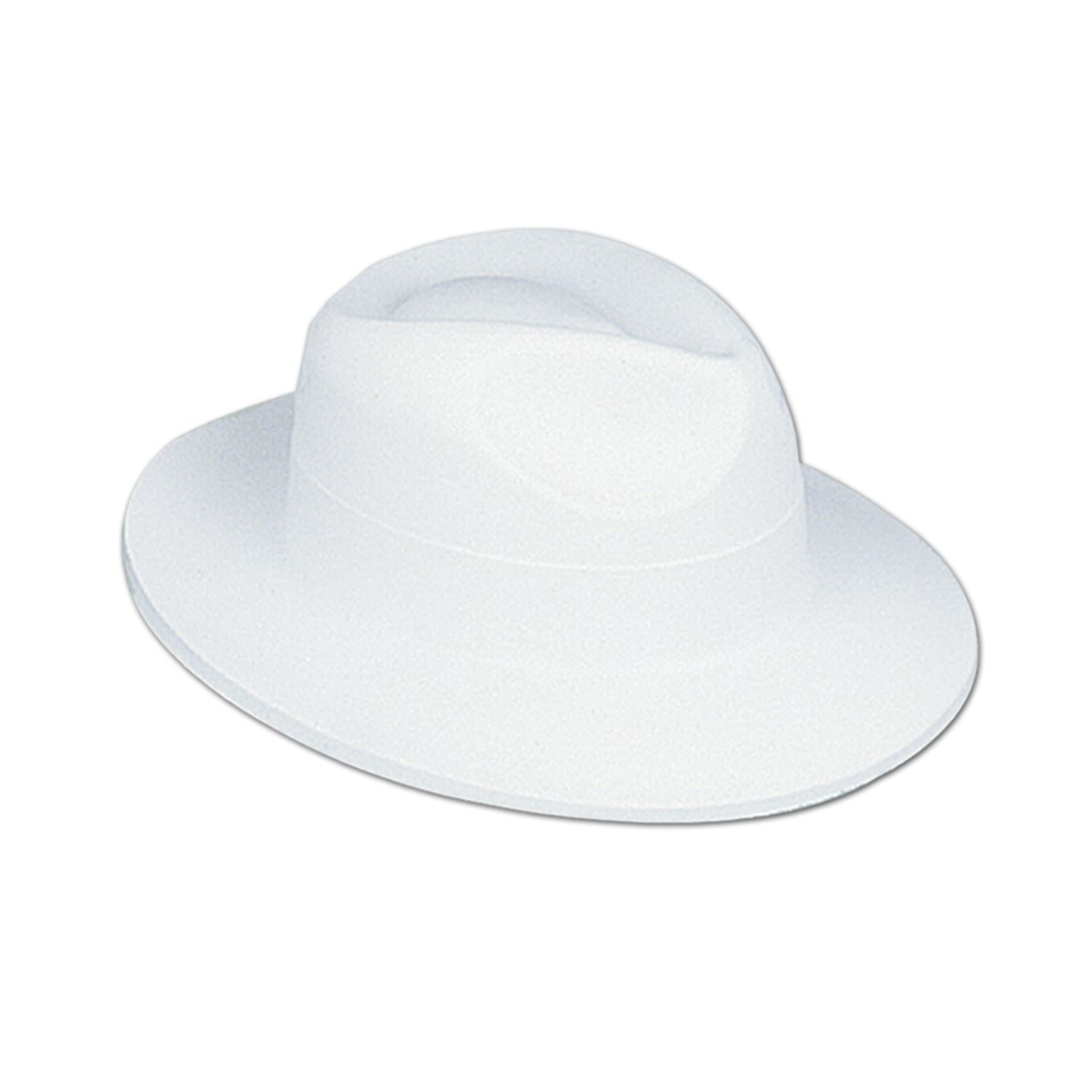 Beistle White Velour Fedora - 20's | Party Supply | Decoration