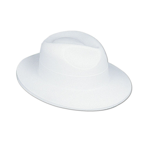 Beistle White Velour Fedora - 20's | Party Supply | Decoration