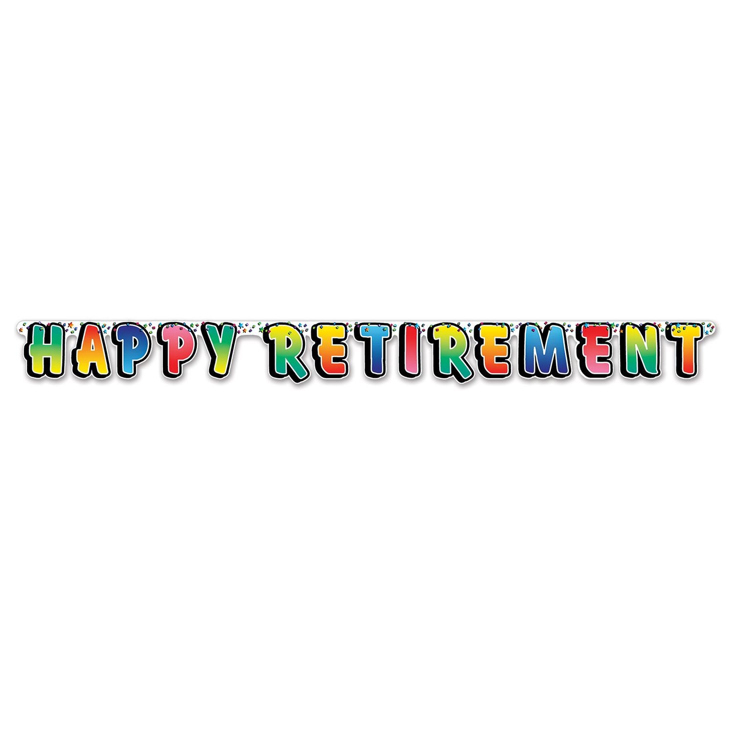 Beistle Happy Retirement Banner | Party Supply | Decoration