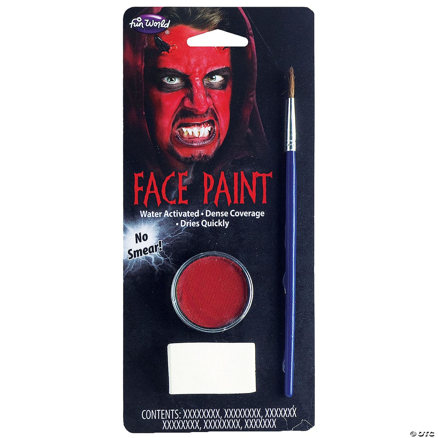Water Activated Face Paint | Red