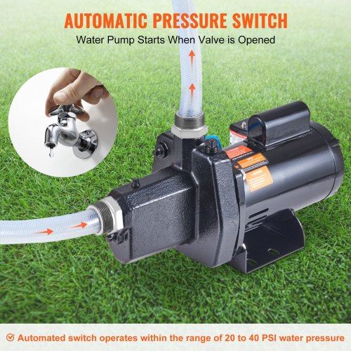 1.5 HP Cast Iron Sprinkler/Irrigation Pump 115/230 Volt 66 GPM 3450 RPM