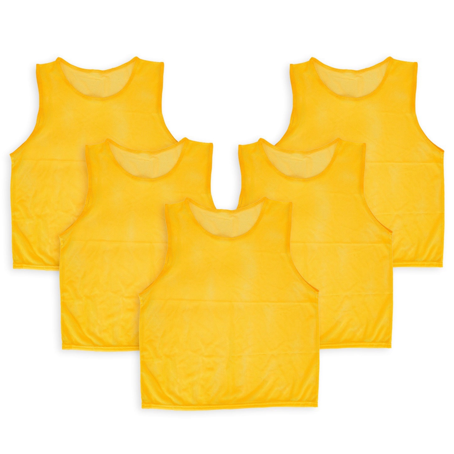 5Pcs Mesh Scrimmage Vests Soccer Basketball Team Training Pinnies Jerseys S 5903