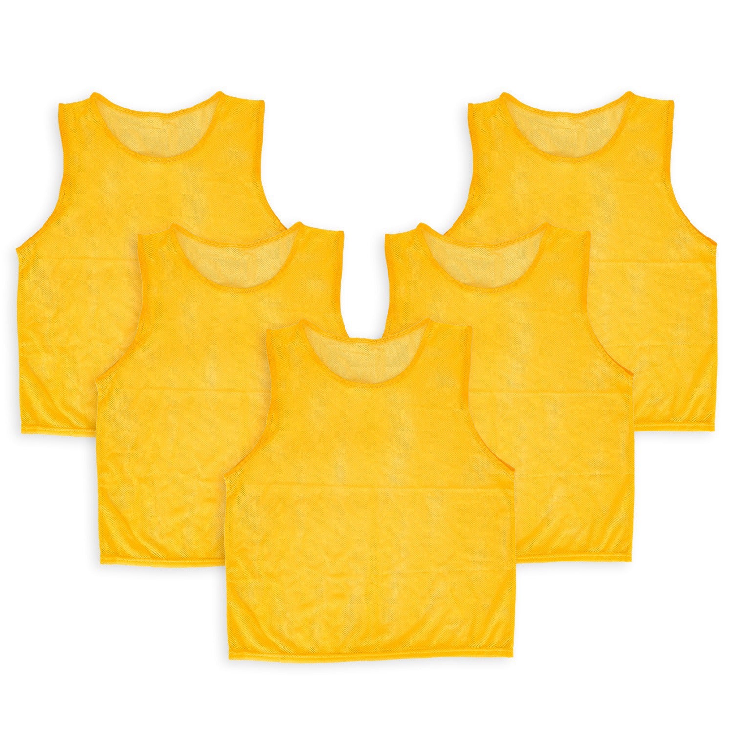 5Pcs Mesh Scrimmage Vests Soccer Basketball Team Training Pinnies Jerseys S 5903