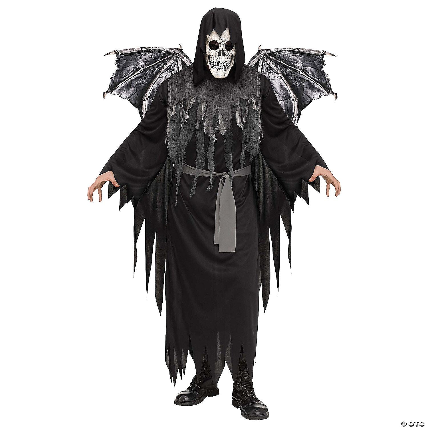 Adults Winged Reaper Costume Adults Standard | Halloween Decoration