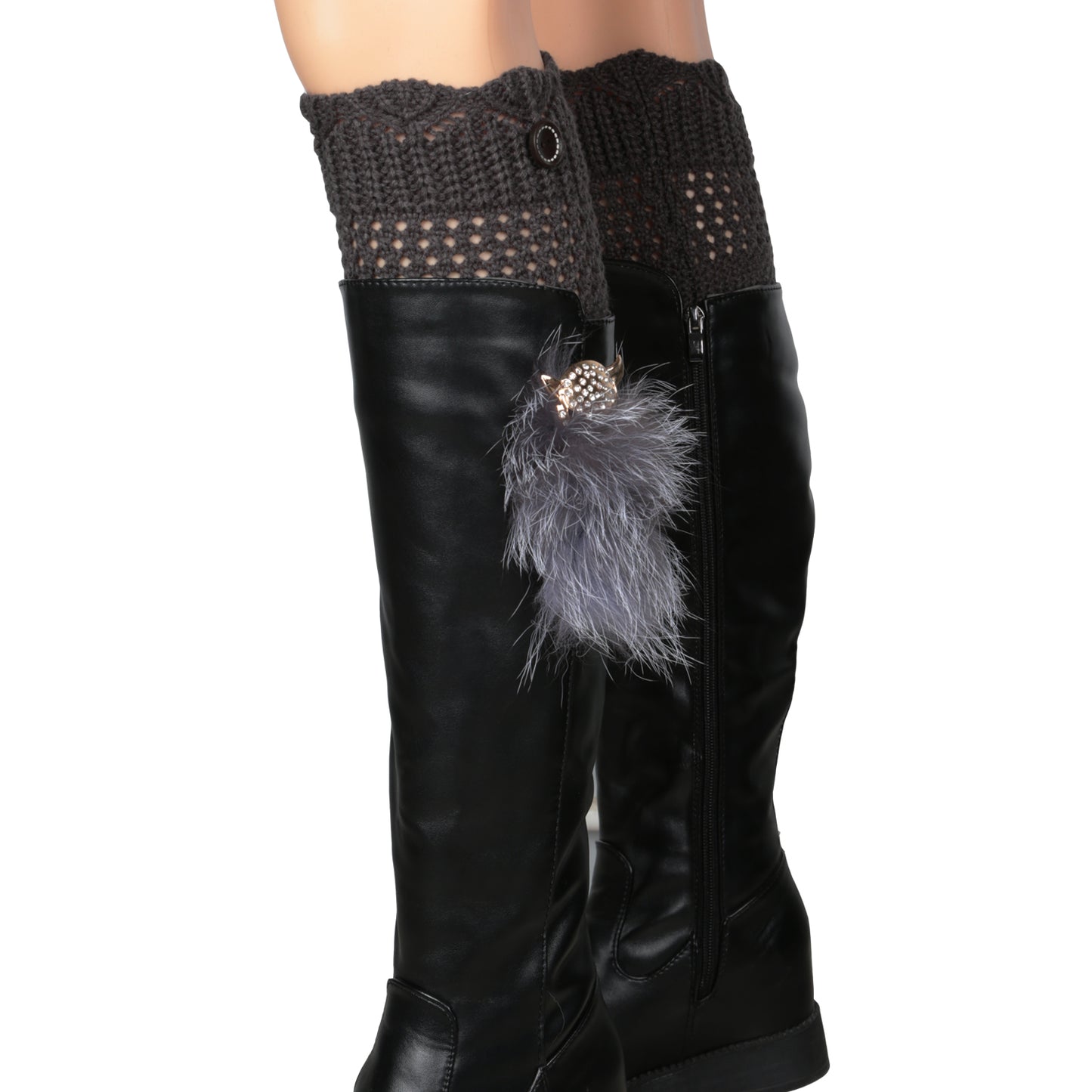 Women Winter Crochet Knit Leg Warmers Apparel & Jewelry Women Apparel