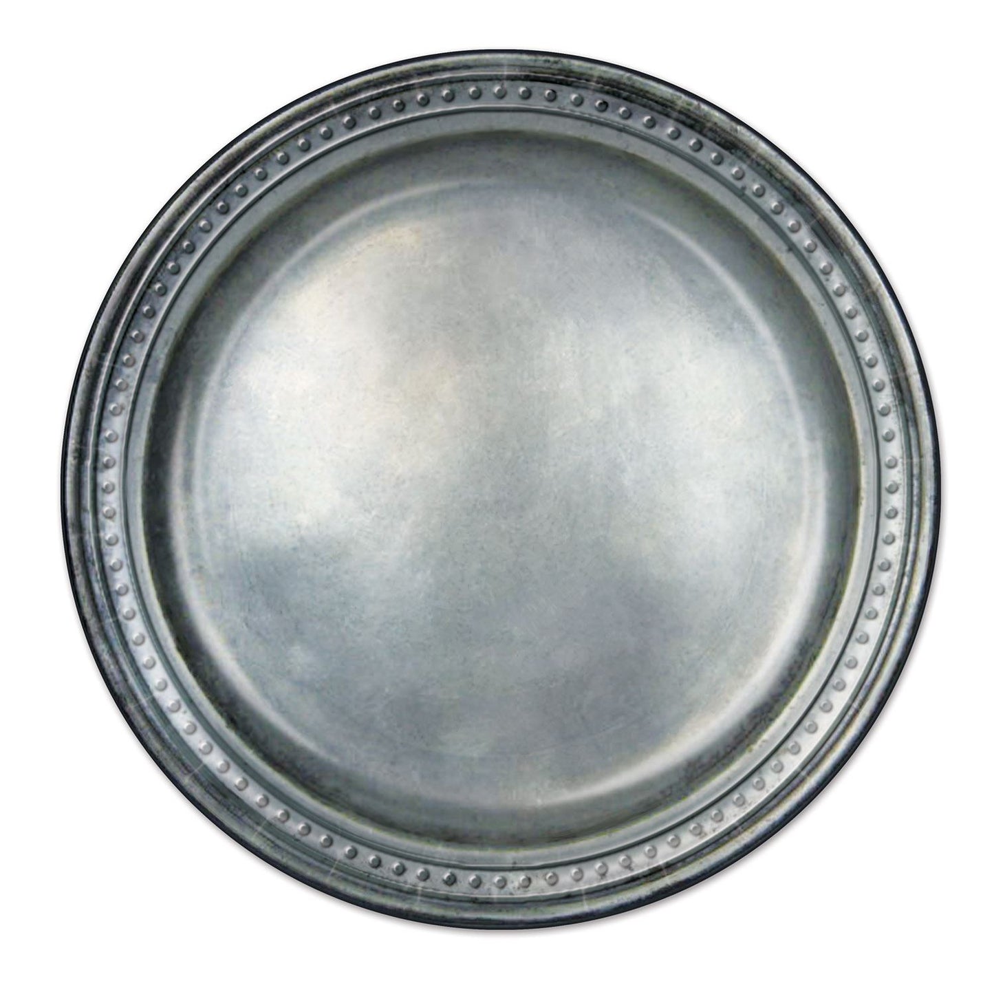 Beistle Pewter Paper Plates - Medieval | Party Supply | Decoration