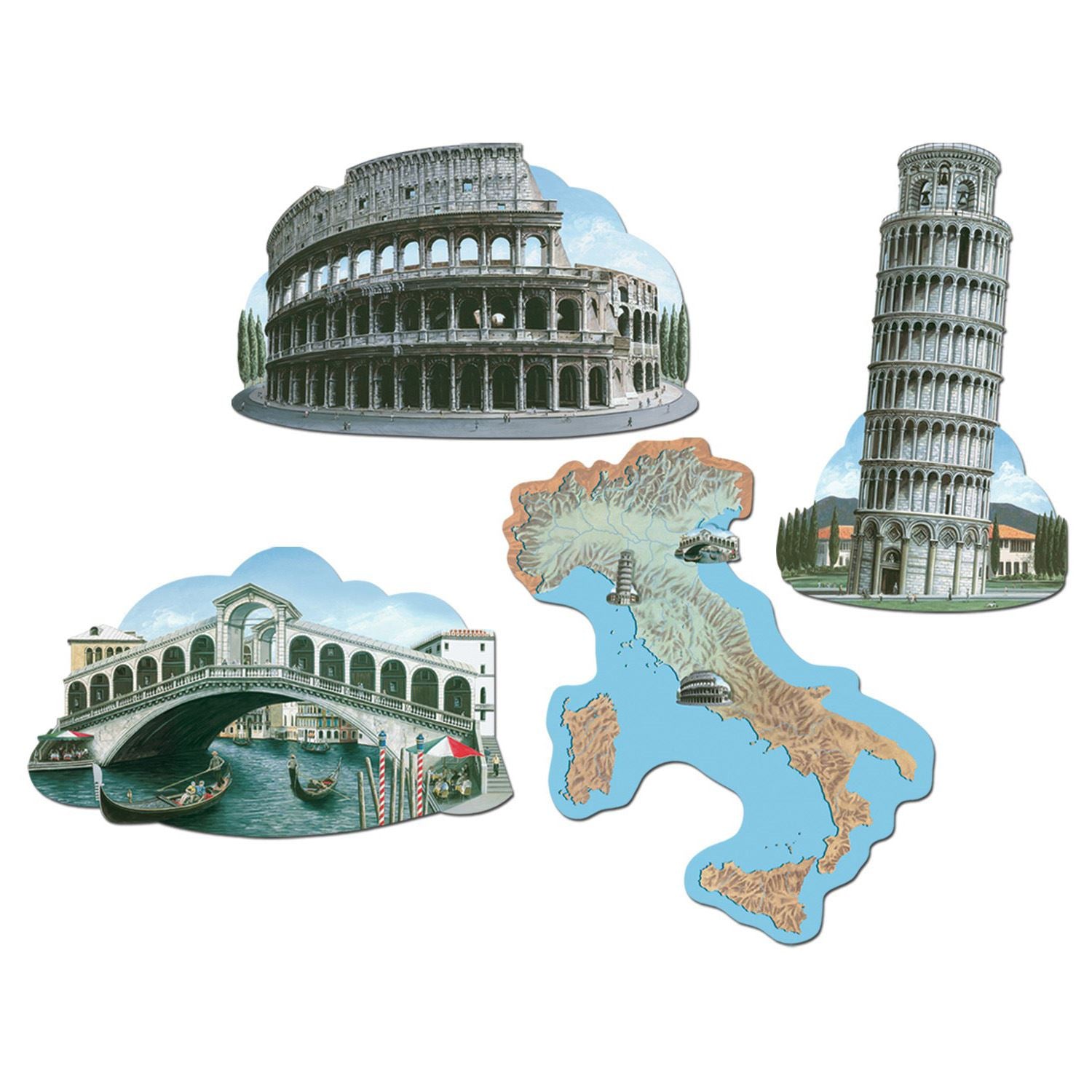 Beistle Italian Cut Outs | Party Supply | Decoration