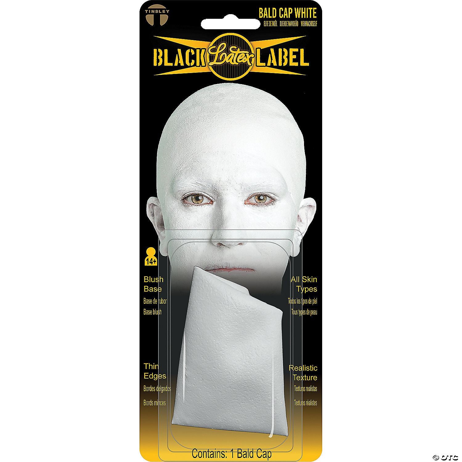 Bald Cap White Latex
