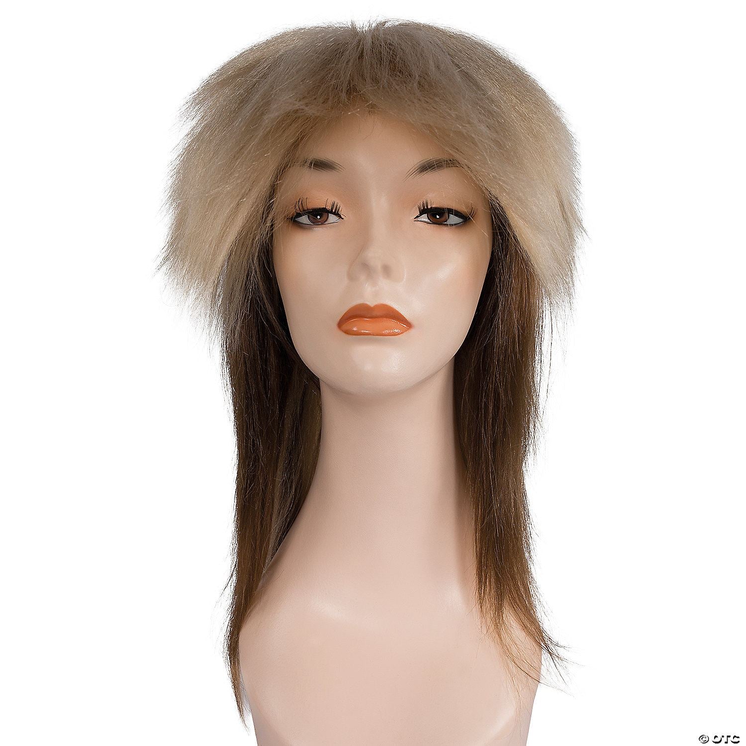Mid-Length Punk Wig Lt Brown/Dark Blonde 10/22B