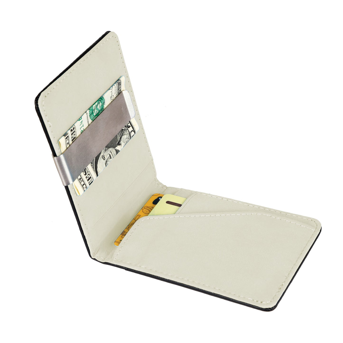 Unisex PU Leather Wallet RFID Blocking Slim Bifold Credit Card Holder with