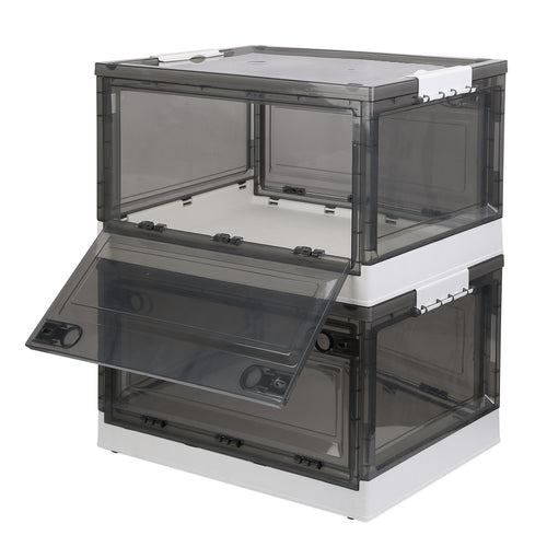 2 Packs Foldable Storage Bins Collapsible Storage Box Organizer Stackable T 7463