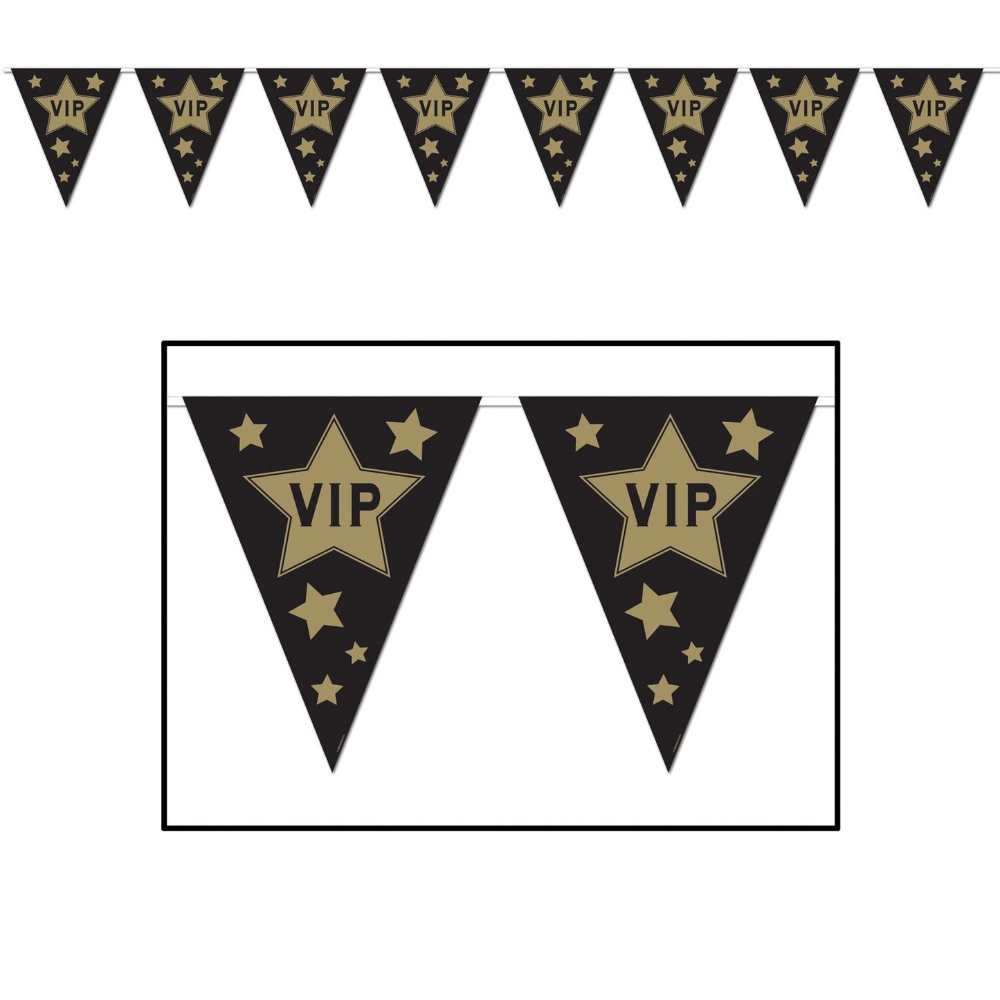 Beistle VIP Pennant Banner - Awards Night | Party Supply | Decoration
