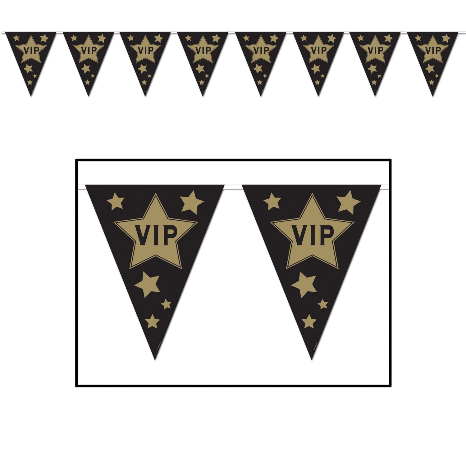 Beistle VIP Pennant Banner - Awards Night | Party Supply | Decoration