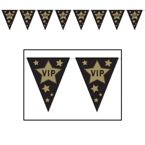Beistle VIP Pennant Banner - Awards Night | Party Supply | Decoration
