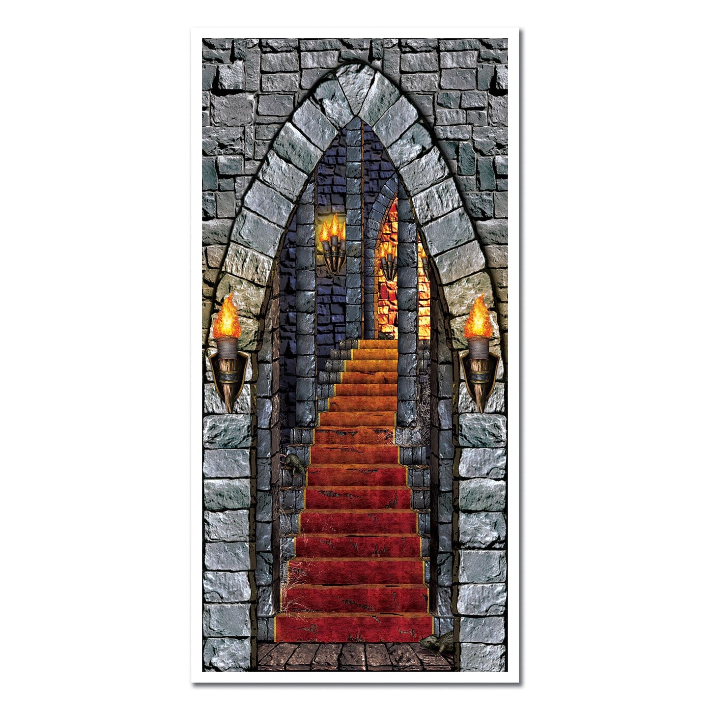 Beistle Castle Entrance Door Cover - Halloween | Party Supply | Decoration