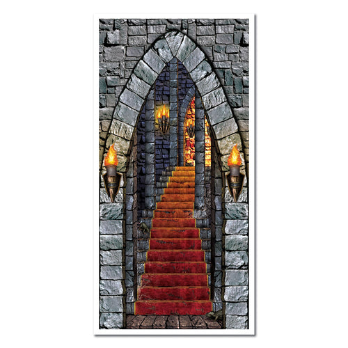 Beistle Castle Entrance Door Cover - Halloween | Party Supply | Decoration