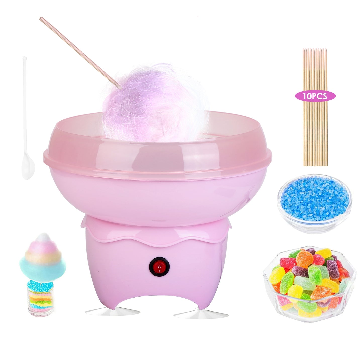Cotton Candy Maker Portable Cotton Candy Machine Electric Cotton Candy