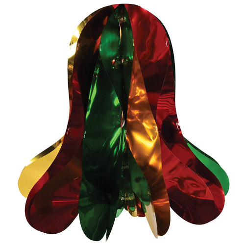 Beistle Multi-Color Metallic Bell - Party Decoration for Christmas / Winter