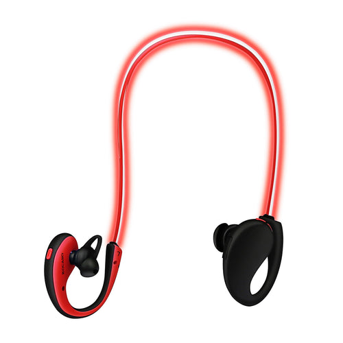 Wireless Sports Headsets Wireless V4.1 Neckband Earphones HD Stereo Sweat-p 1368